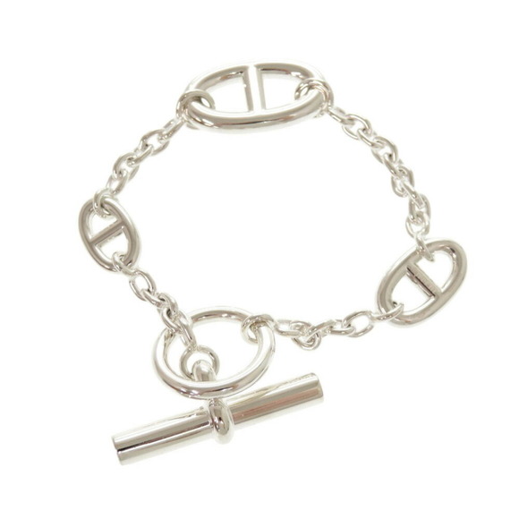 HERMES Silver Charm Bracelet - Picture 1 of 9